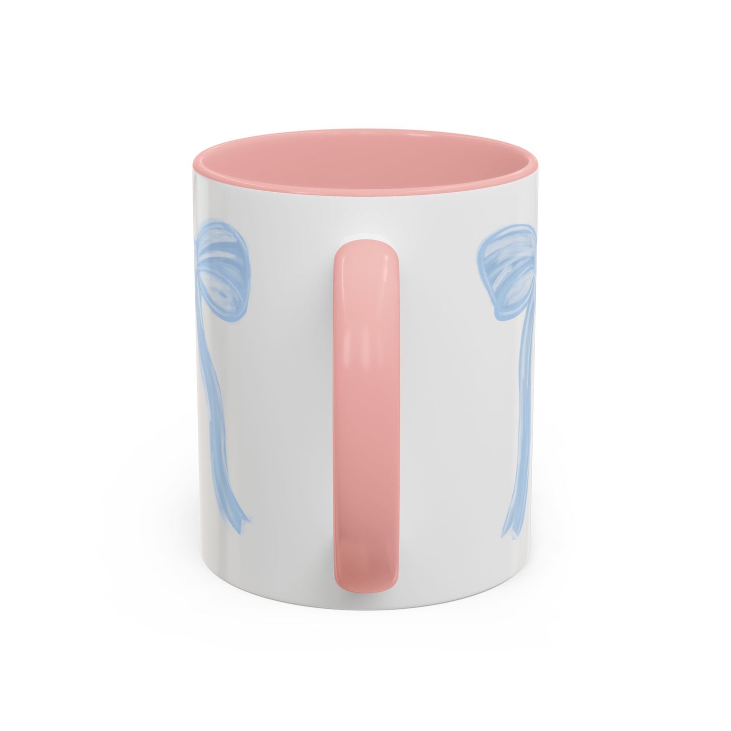 Blue Watercolor Bow Mug