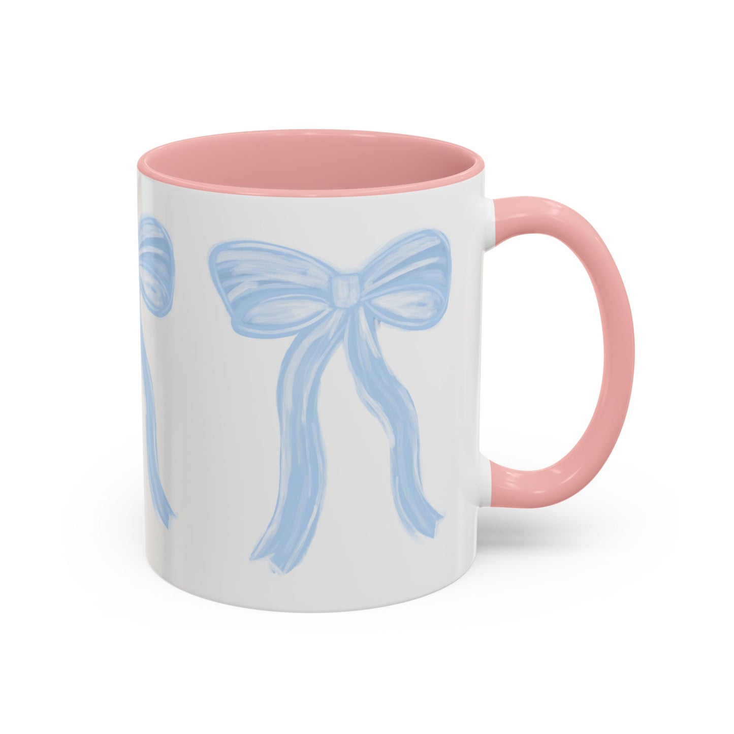 Blue Watercolor Bow Mug