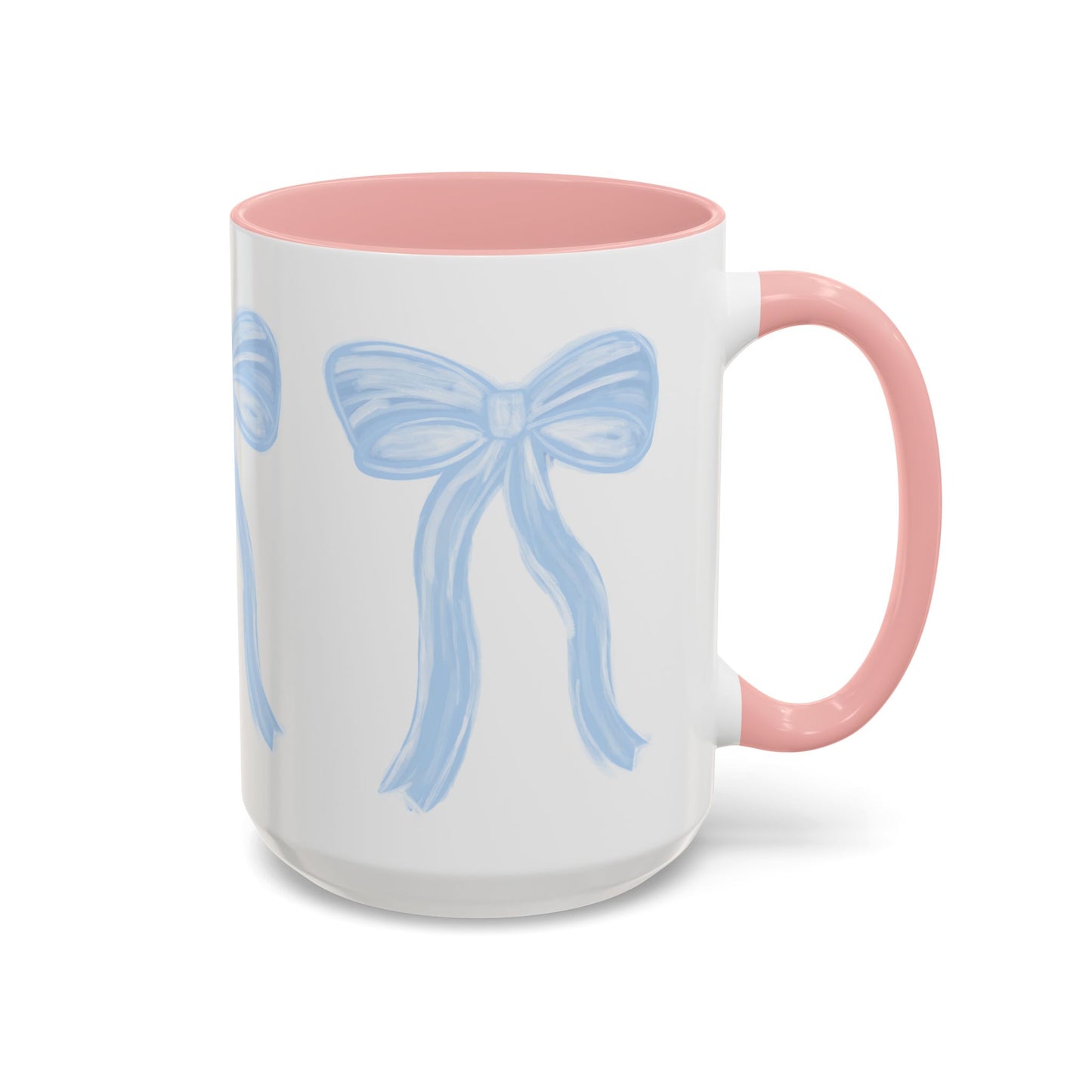 Blue Watercolor Bow Mug