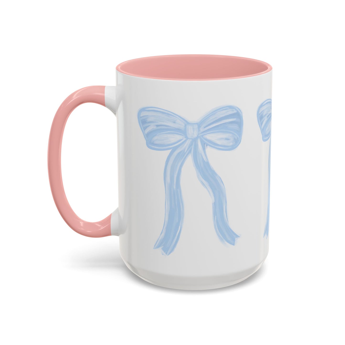 Blue Watercolor Bow Mug