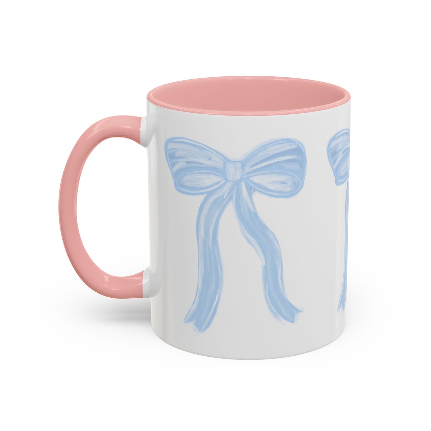 Blue Watercolor Bow Mug