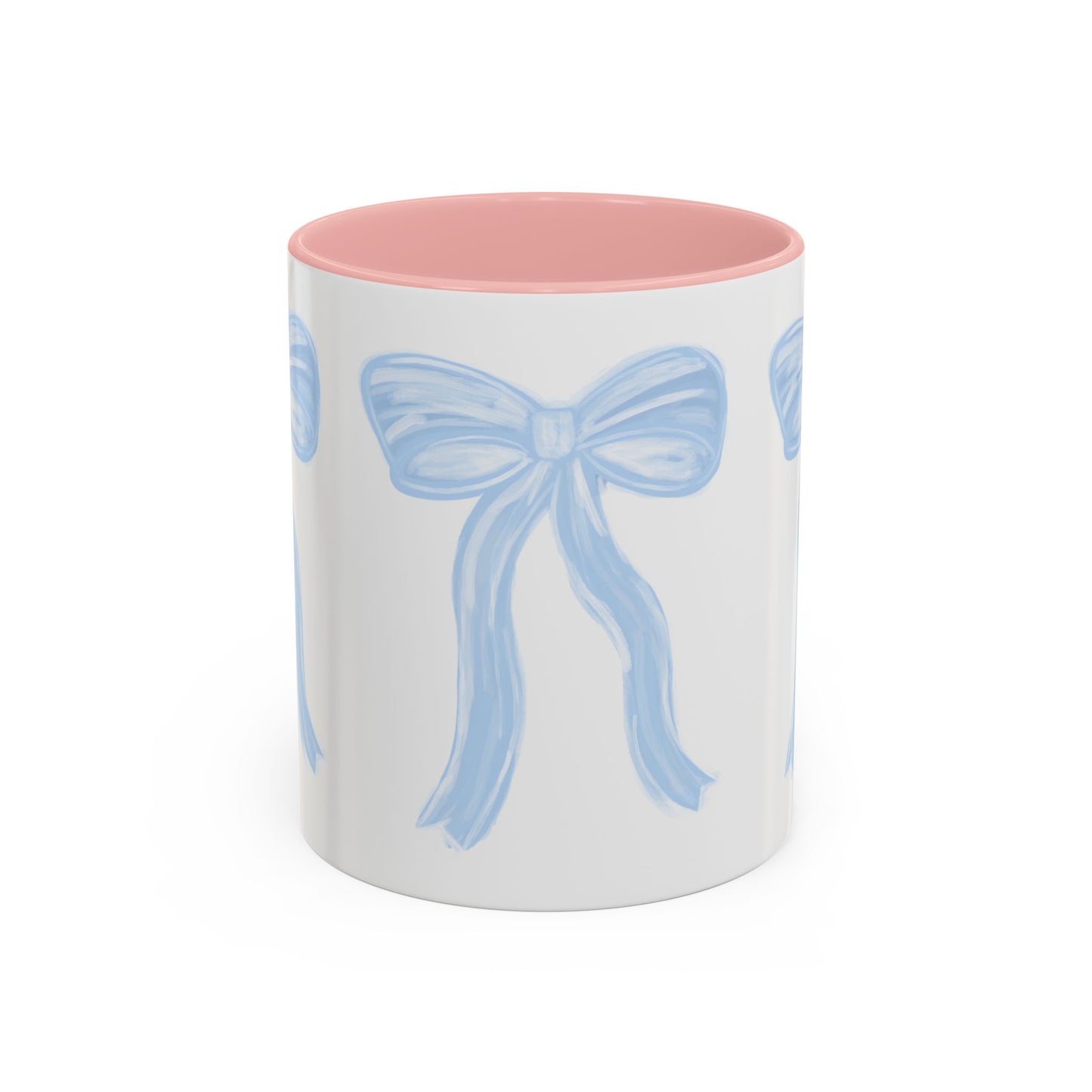 Blue Watercolor Bow Mug